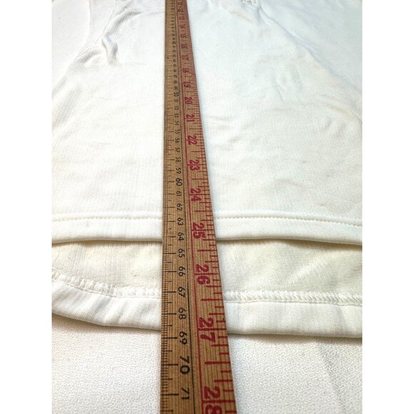 Patagonia Womens Baselayer Ivory Large 1/4 Zip Neck Performance Capilene 4 NEW - Picture 3 of 12